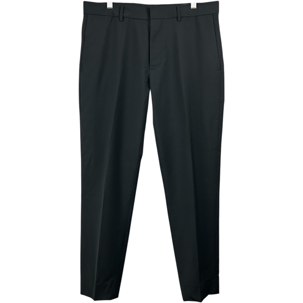 Club Monaco Sutton Slim Fit Wool Blend Black Dress Pants Size 32x30